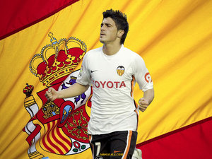 Sterren Wallpapers David villa David Villa Spaanse Vlag