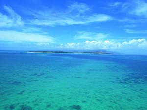 Wallpapers Zee en strand Mooie Blauwe Zee