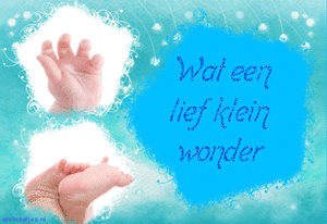 Wenskaarten Geboorte baby 