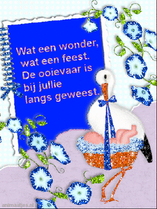 Wenskaarten Geboorte baby 