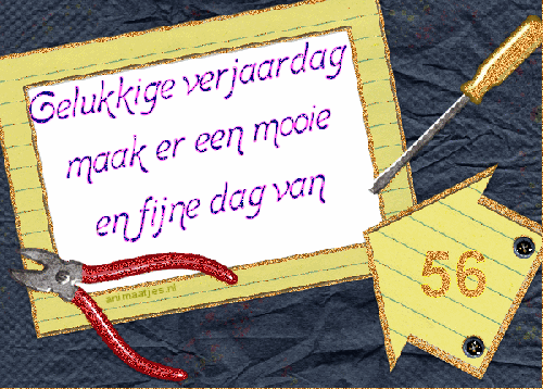 Verjaardag plaatjes 56 jaar 