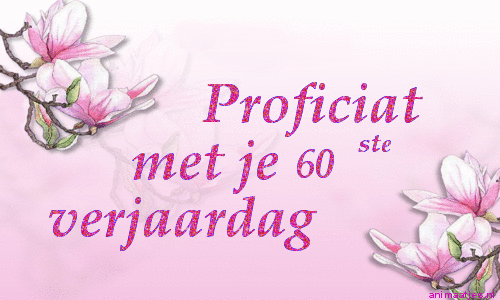 Nieuw 60 Jaar Verjaardag Plaatjes » Animaatjes.nl KA-93