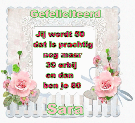 sara Verjaardag plaatjes 