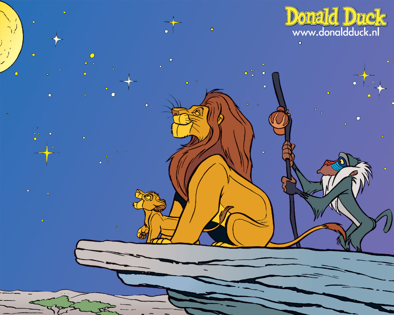 Wallpapers donald duck en vrienden 
