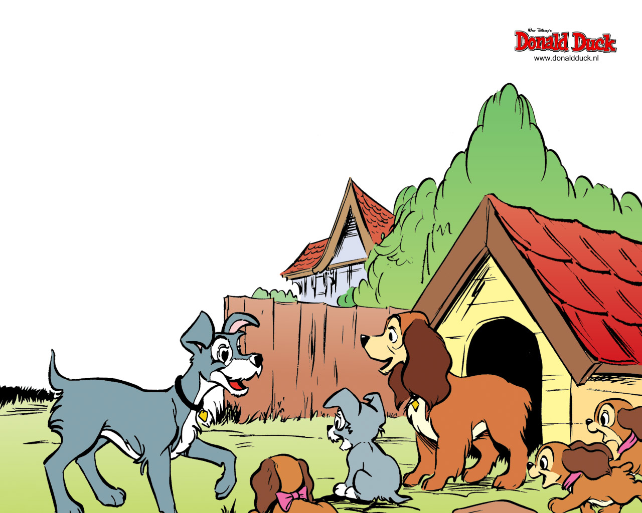 Wallpapers donald duck en vrienden 