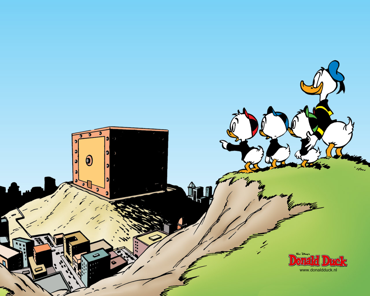 Wallpapers donald duck en vrienden 