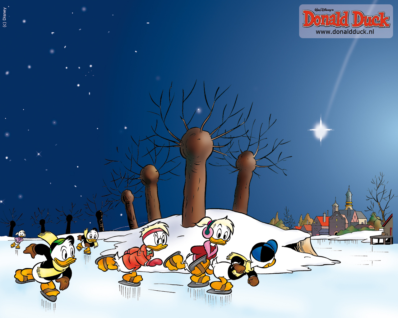 Wallpapers donald duck en vrienden 