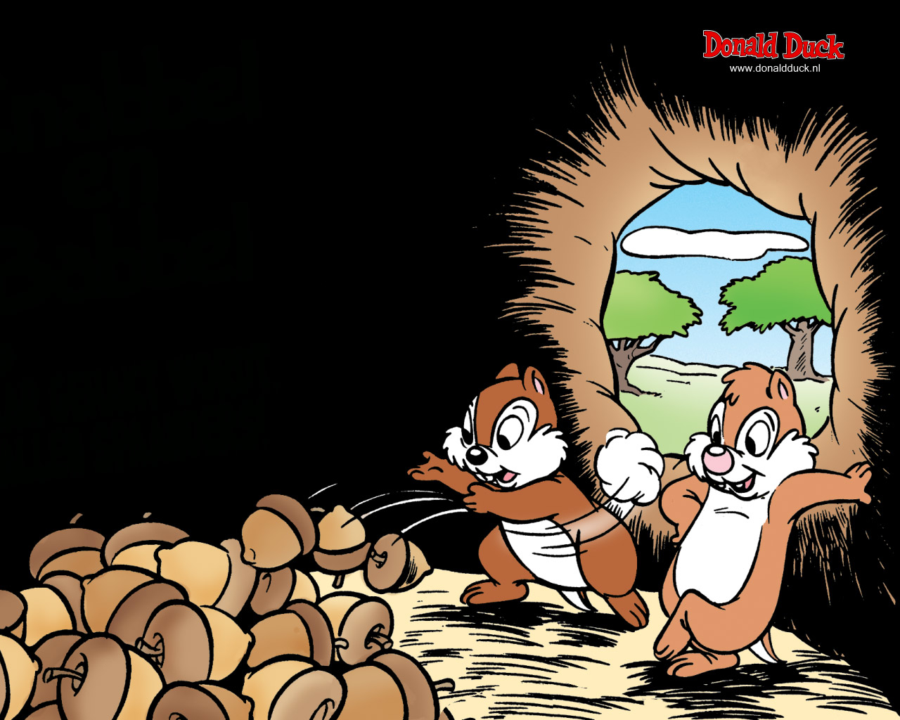 Wallpapers donald duck en vrienden 