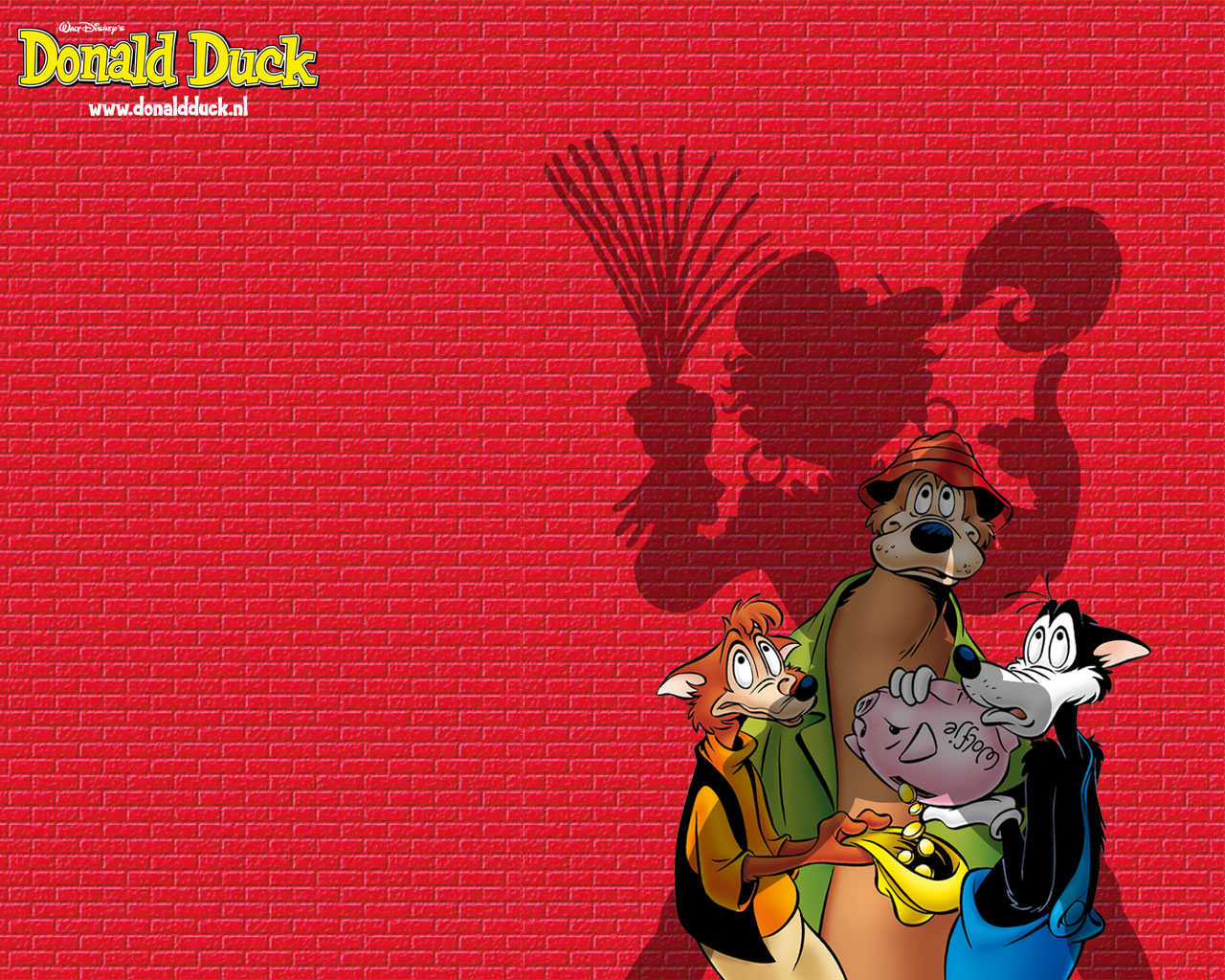 Wallpapers donald duck en vrienden 