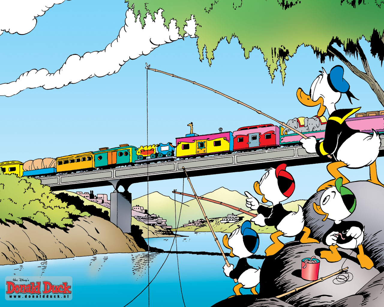 Wallpapers donald duck en vrienden 