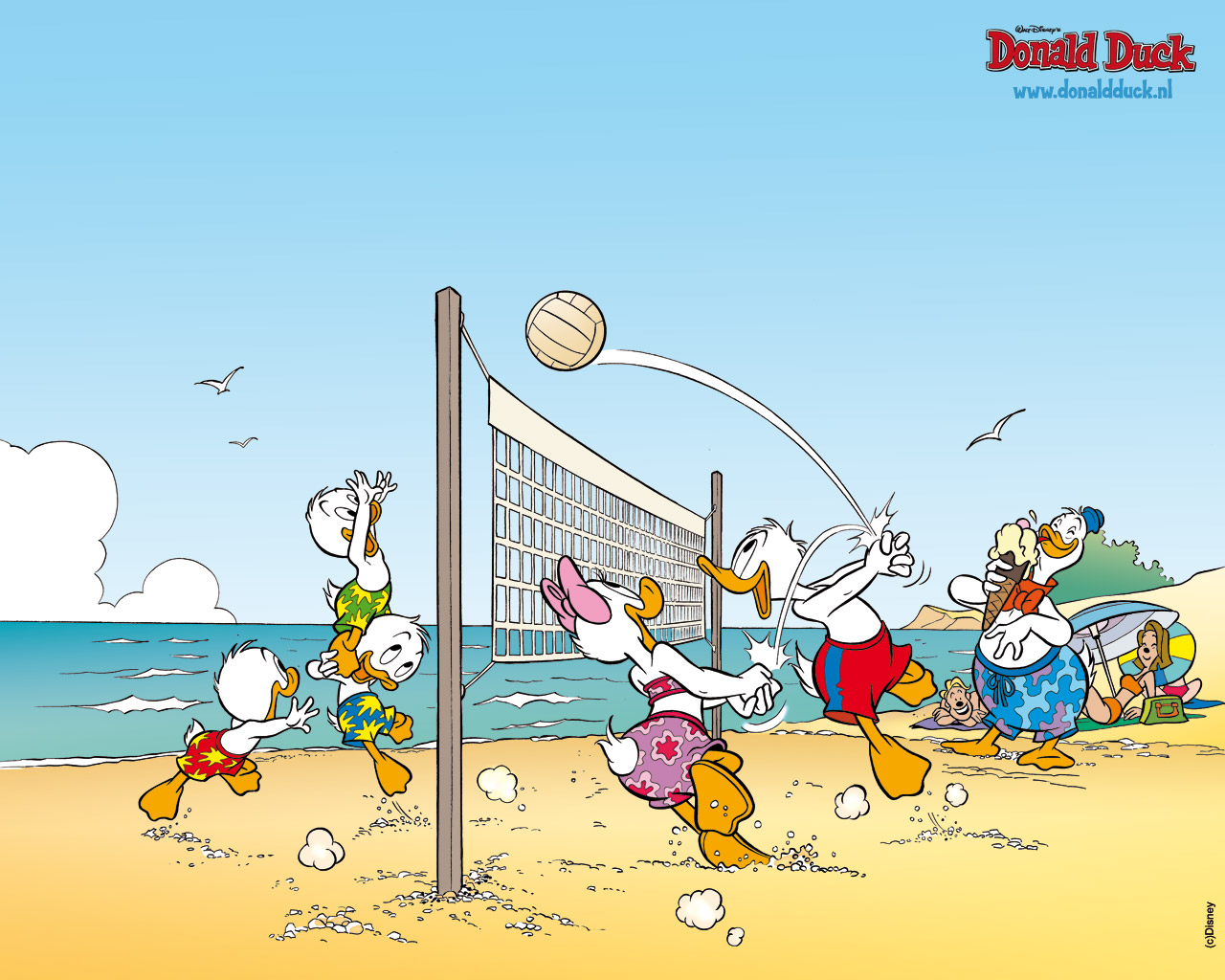 Wallpapers donald duck en vrienden 