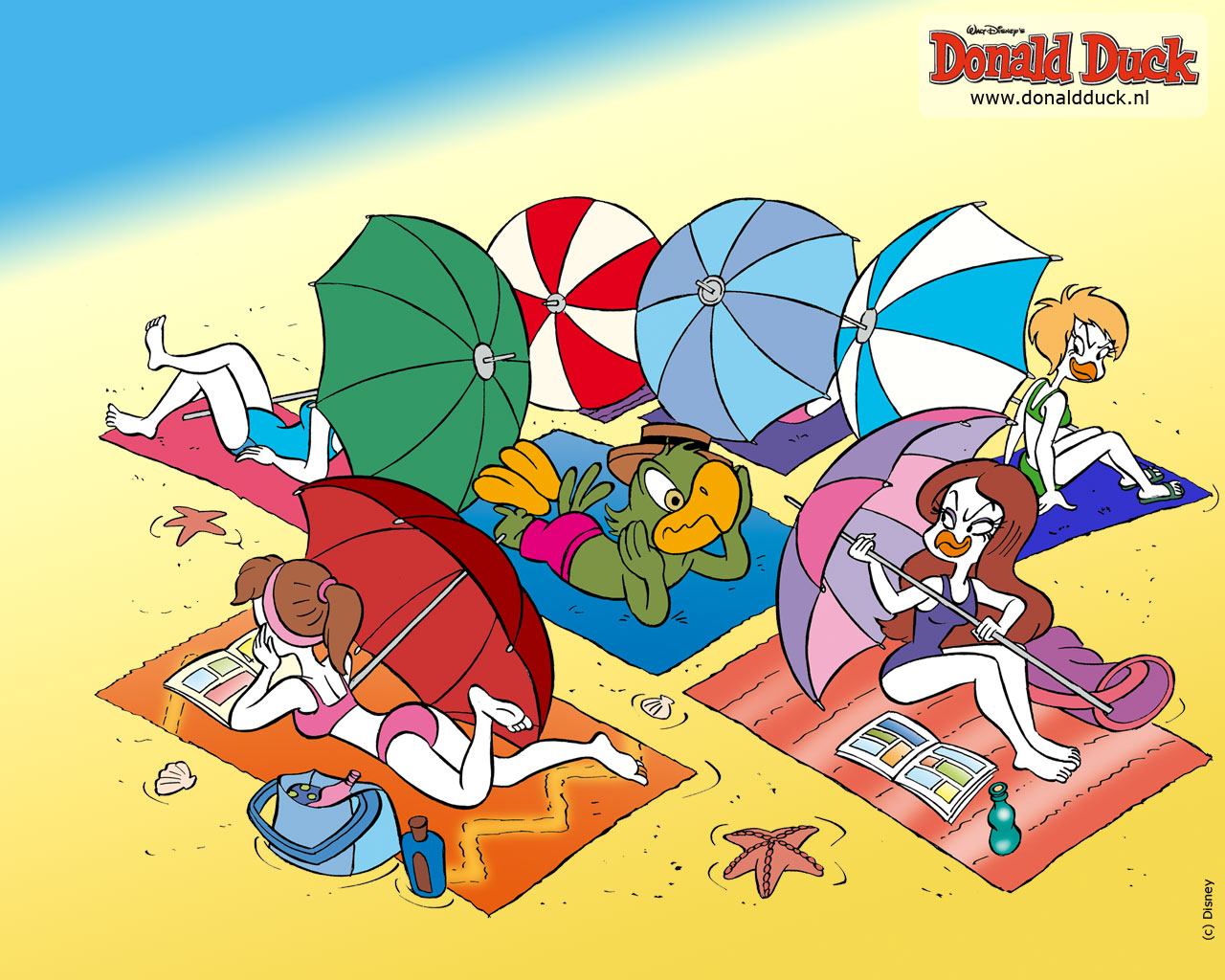 Wallpapers donald duck en vrienden 