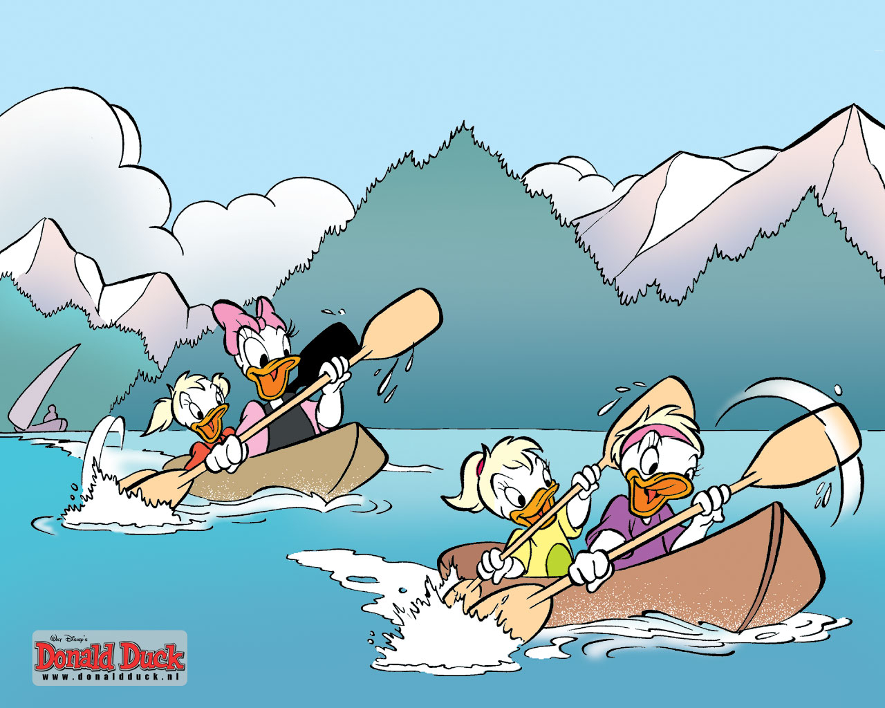 Wallpapers donald duck en vrienden 