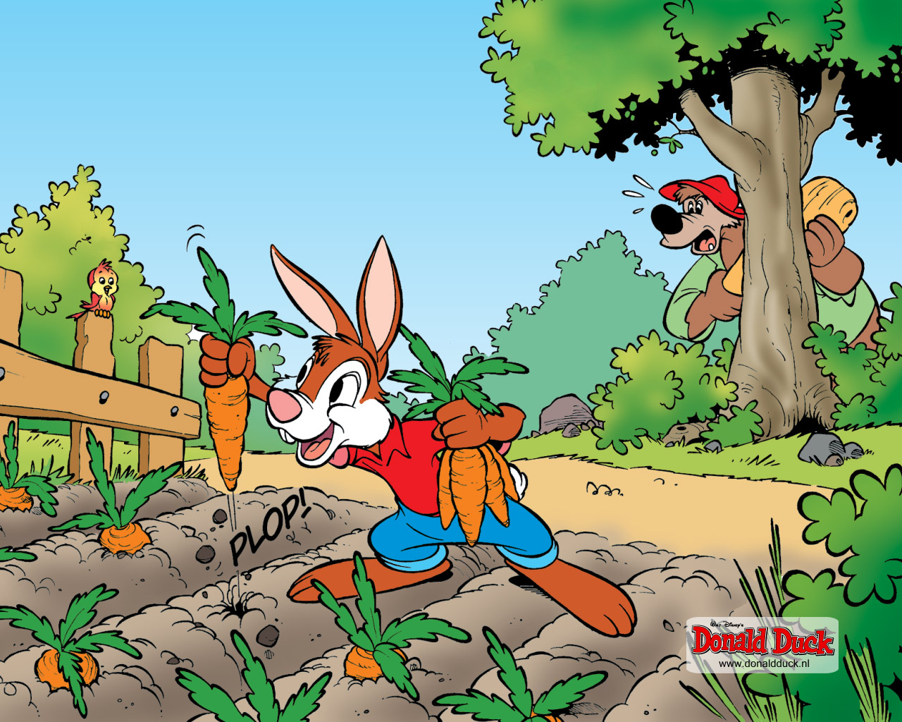 Wallpapers donald duck en vrienden 