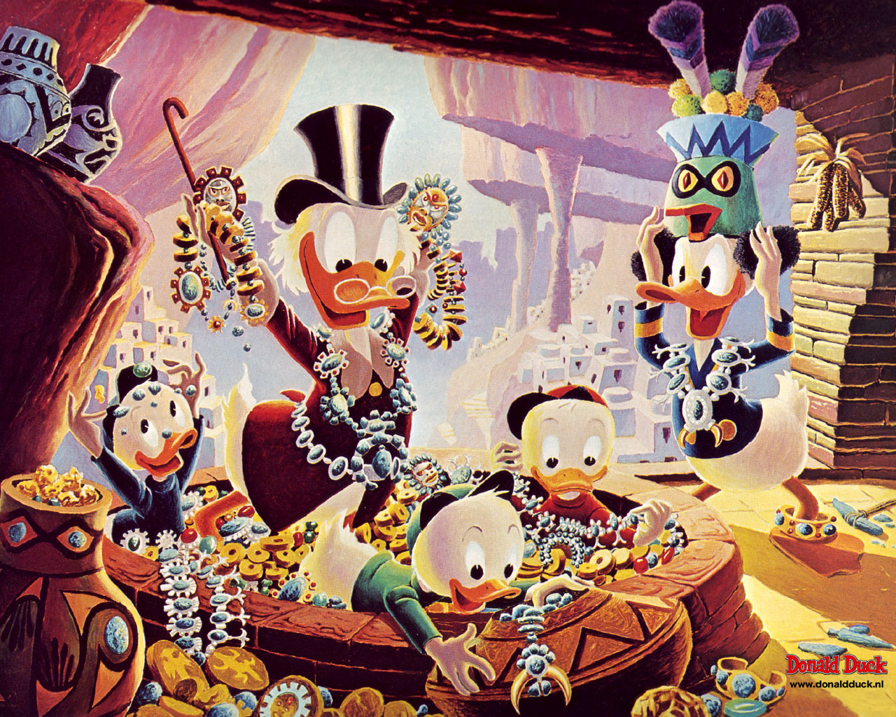 Wallpapers donald duck en vrienden 