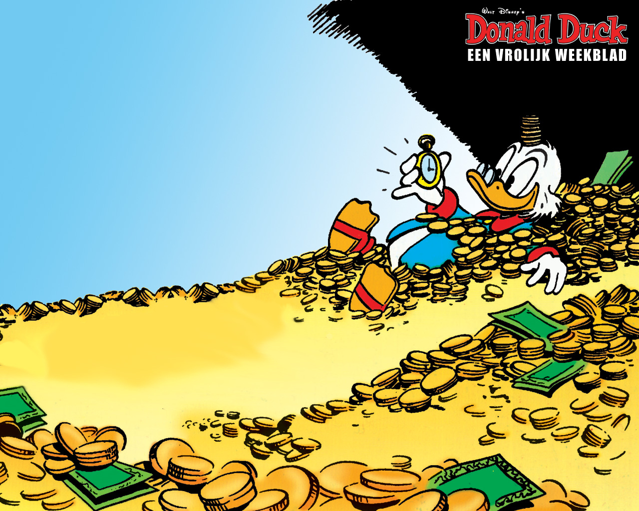 Wallpapers donald duck en vrienden 