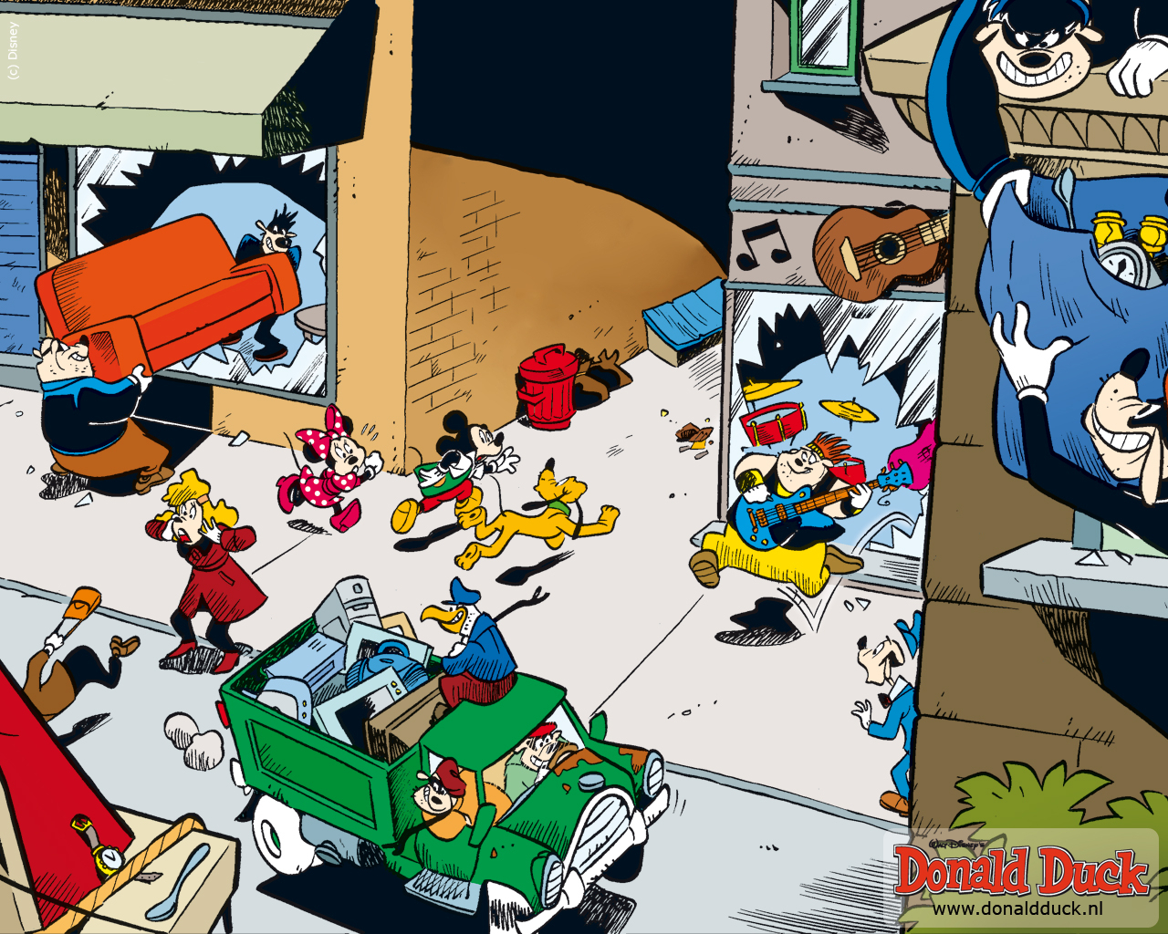 Wallpapers donald duck en vrienden 