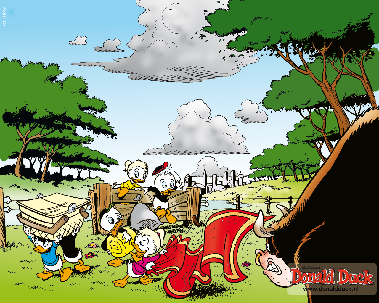 Wallpapers donald duck en vrienden 