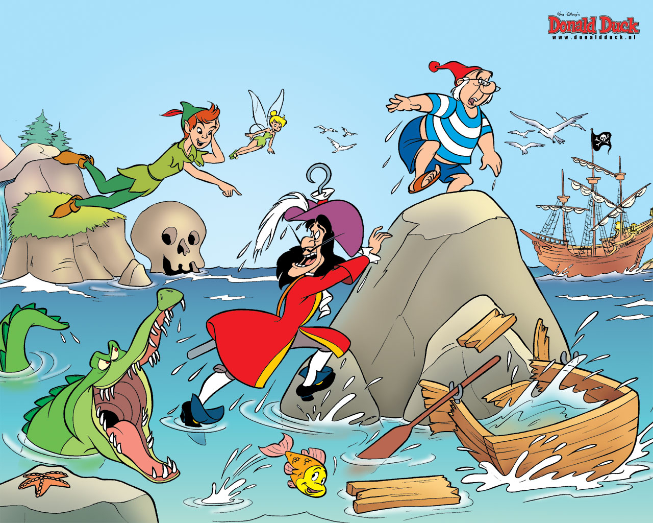 Wallpapers donald duck en vrienden 