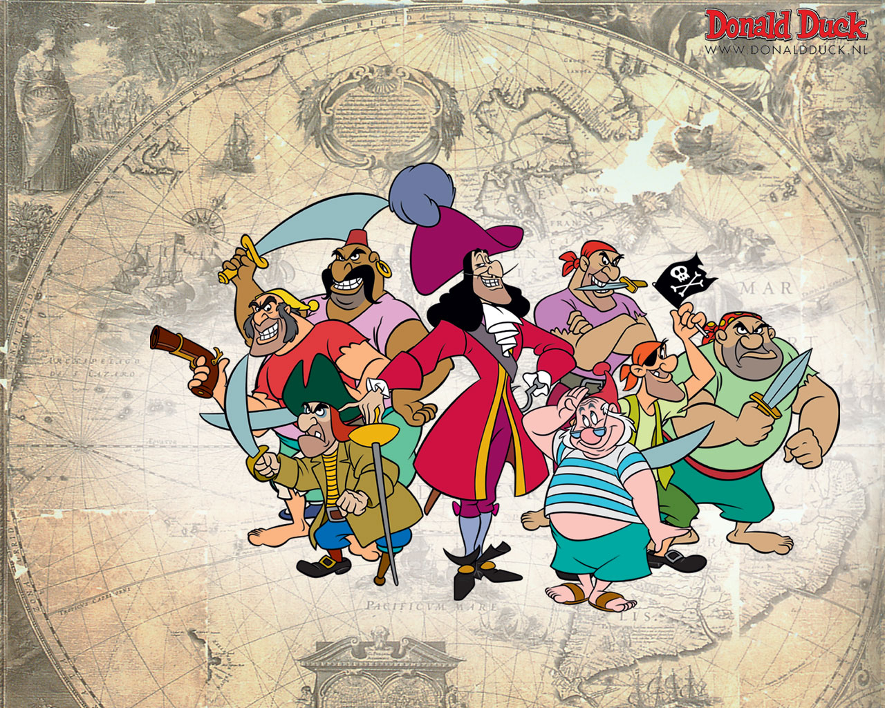 Wallpapers donald duck en vrienden 