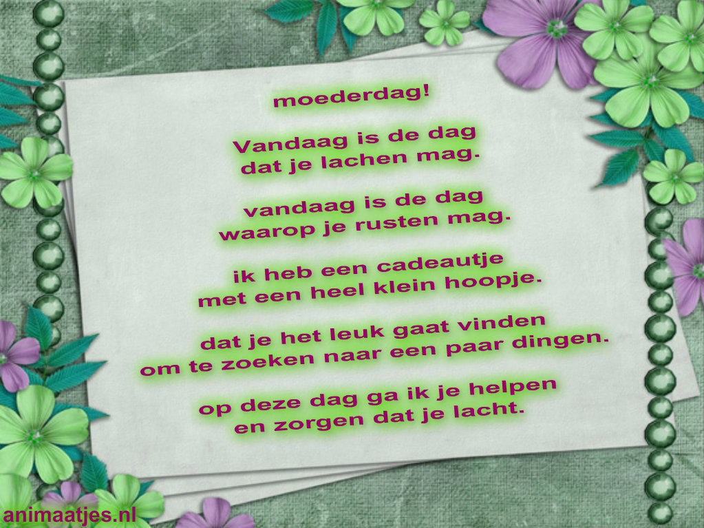 Moederdag Wenskaarten 